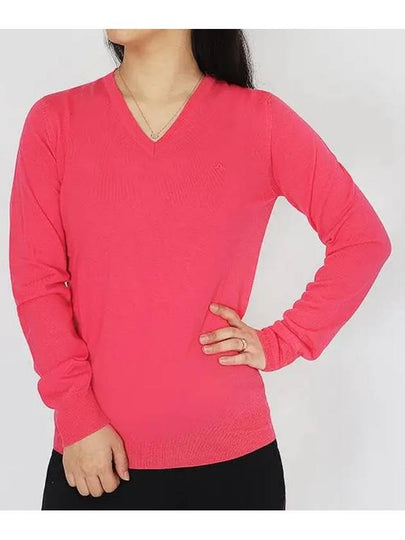 Women's Amaya Golf Knit Top Pink - J.LINDEBERG - BALAAN 2