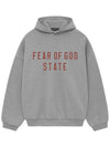 Logo Fleece Hoodie Dark Heather - FEAR OF GOD ESSENTIALS - BALAAN 2