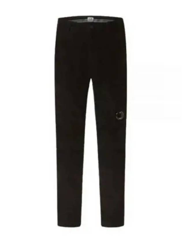 Men's Corduroy Regular Fit Utility Straight Pants Black - CP COMPANY - BALAAN 2