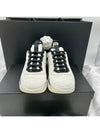 Mixed fiber women s sneakers white gold G45331 - CHANEL - BALAAN 5