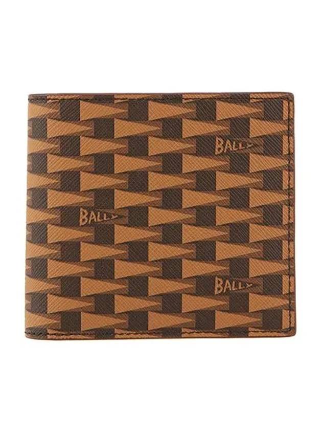 MLW03X TP047 I8D4O Pennant Logo Half Wallet - BALLY - BALAAN 1