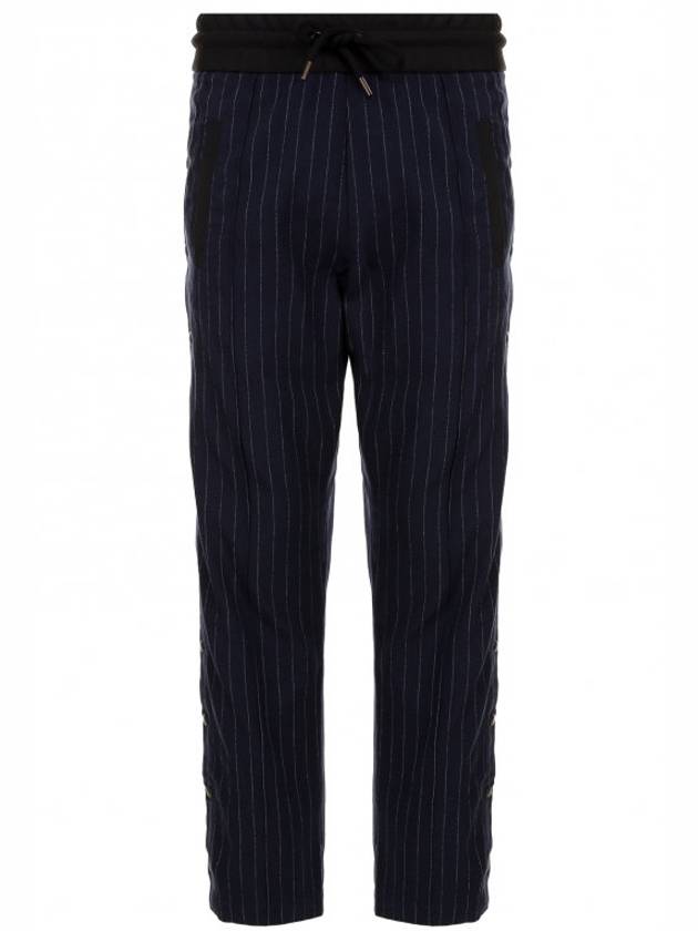 Palm Angels pinstripe OPEN SIDE trousers - PALM ANGELS - BALAAN 8