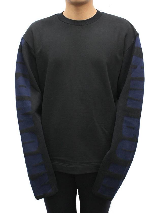 I AM BOTH Arm Banding Sweatshirt Overfit JC7241P0 - JUUN.J - BALAAN 2