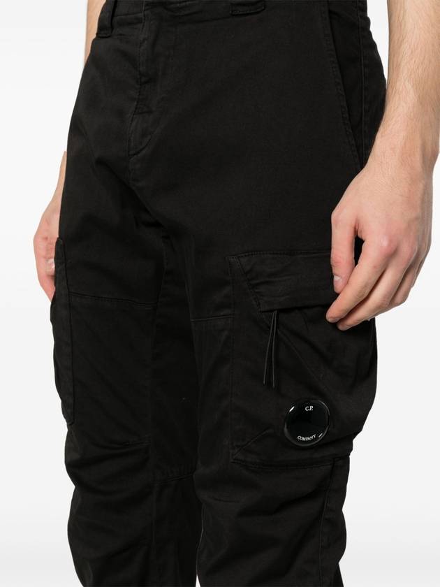 Lens Detail Cargo Straight Pants Black - CP COMPANY - BALAAN 7