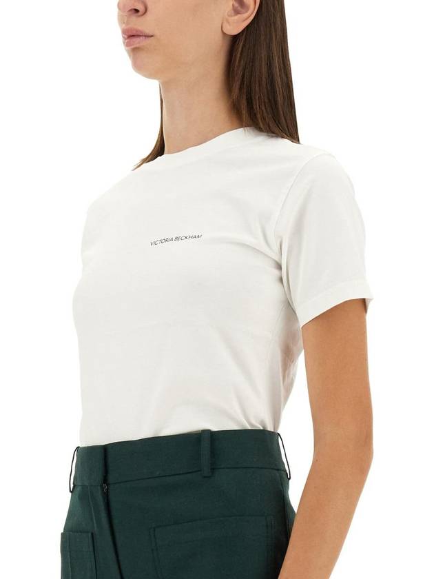 Victoria Beckham T-Shirt With Logo - VICTORIA BECKHAM - BALAAN 4