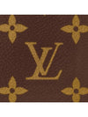 LV Big Logo Side-Up Monogram Grain Leather Card Wallet Brown - LOUIS VUITTON - BALAAN 6