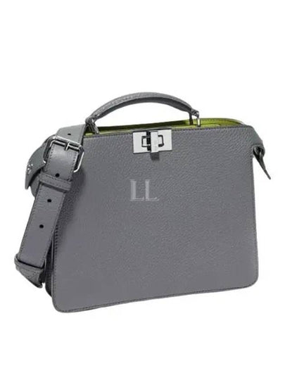 I See U Selleria Leather Strap Mini Tote Bag Grey - FENDI - BALAAN 2