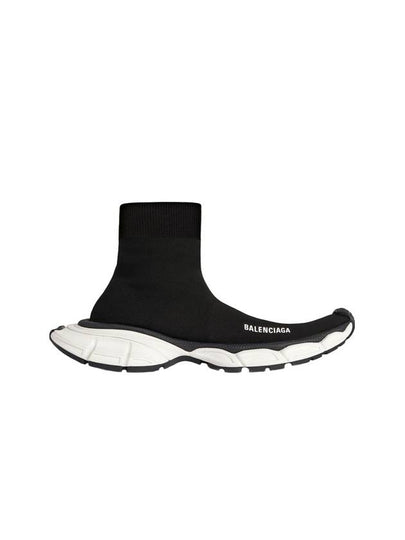 3XL Sock Recycled Knit Low Top Sneakers Black - BALENCIAGA - BALAAN 2