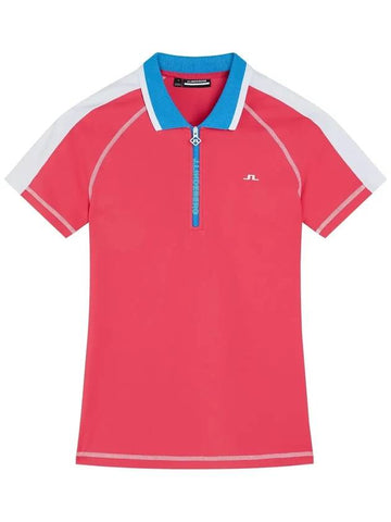 SS Golf Short Sleeve Courtney Polo Pink - J.LINDEBERG - BALAAN 1