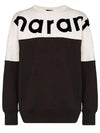 Howley Logo Two-Tone Sweatshirt Faded Black - ISABEL MARANT - BALAAN 2