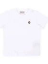 Kids Waffen Patch Cotton Short Sleeve White 8C00027 83907 001 - MONCLER - BALAAN 3