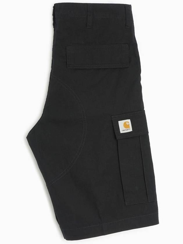 Regular Cargo Shorts Black - CARHARTT WIP - BALAAN 3