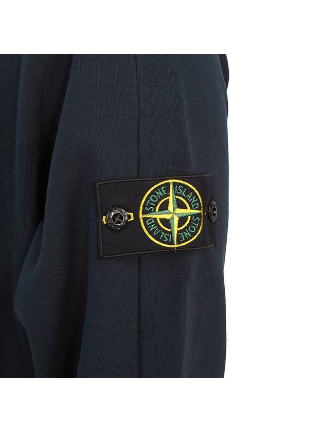 Compass Logo Patch Hoodie Navy - STONE ISLAND - BALAAN 7