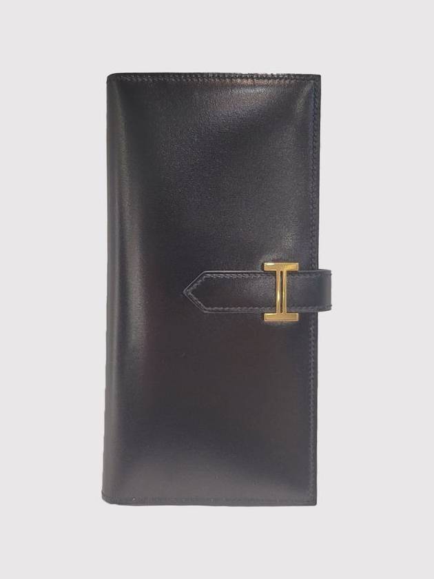 Bean black gold long wallet H039783CC - HERMES - BALAAN 3