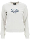 Women's Tina Logo Sweat Sweatshirt Heather Ecru - A.P.C. - BALAAN 2