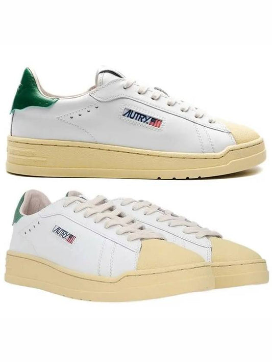 Lace Up Low Top Sneakers White - AUTRY - BALAAN 2