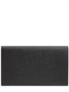 UPTOWN Uptown Monogram Logo Caviar Leather Clutch Bag - SAINT LAURENT - BALAAN 4