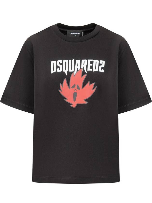 DSQUARED2 Horror Maple Leaf T-Shirt - DSQUARED2 - BALAAN 1