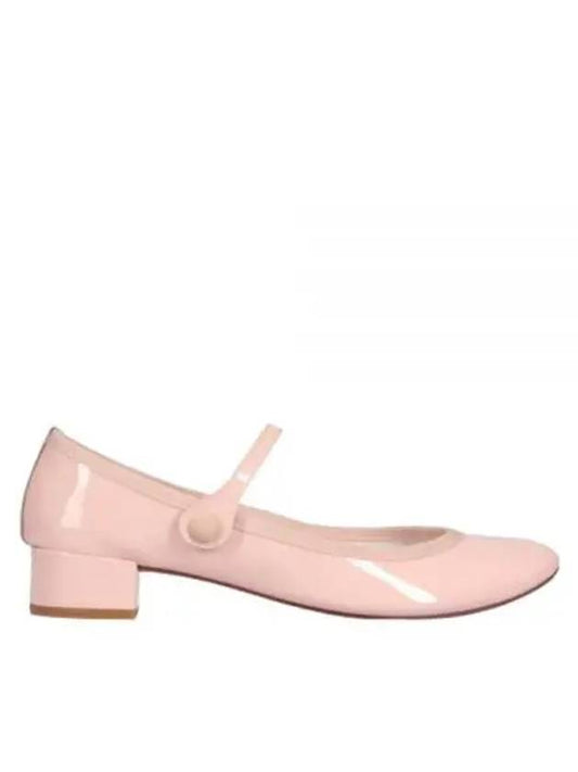 Women's Rose Mary Jane Pumps Middle Heel Iconic Pink - REPETTO - BALAAN 2