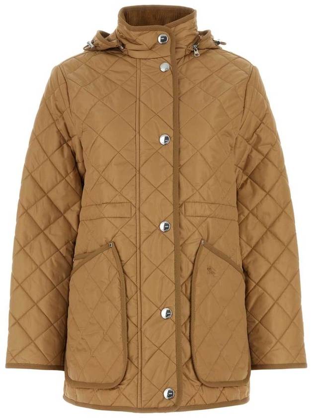 Diamond Quilted Nylon Jacket Archive Beige - BURBERRY - BALAAN 2