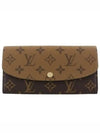 Emilie Monogram Reverse Canvas Long Wallet Brown - LOUIS VUITTON - BALAAN 2