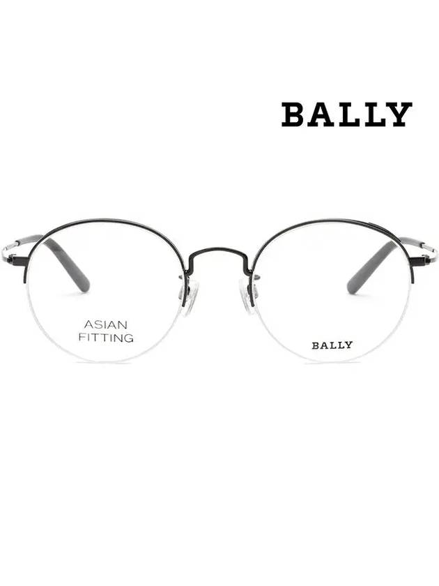 Glasses frame BY5009H 001 semirimless black Asian fit - BALLY - BALAAN 3