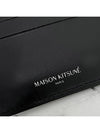 Fox Head Leather Card Wallet Black - MAISON KITSUNE - BALAAN 7