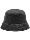 Quilted Bucket Hat Black 3B000 23 788LD 999 - MONCLER - BALAAN 3