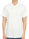 Bronn Cotton Short Sleeve Polo Shirt White - THEORY - BALAAN.