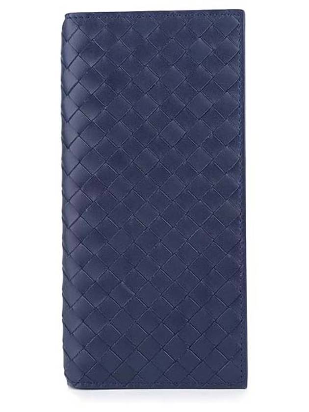 Intrecciato Continental Long Wallet Navy - BOTTEGA VENETA - BALAAN 2