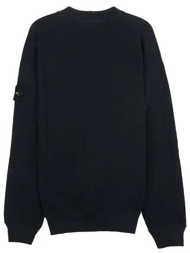 Stretch Cotton Fleece Mock Turtleneck Sweatshirt Navy - STONE ISLAND - BALAAN 5