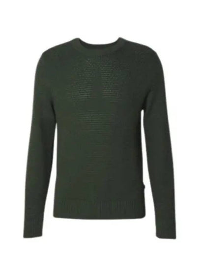 Men's Oliver Structure Knit Top Forest Green - J.LINDEBERG - BALAAN 2