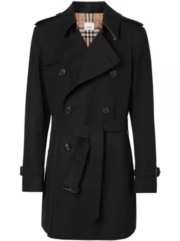 Short Wimbledon Trench Coat Black - BURBERRY - BALAAN 2