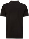 Men's Embroidery White Pony Short Sleeve Polo Shirt Black - POLO RALPH LAUREN - BALAAN 4