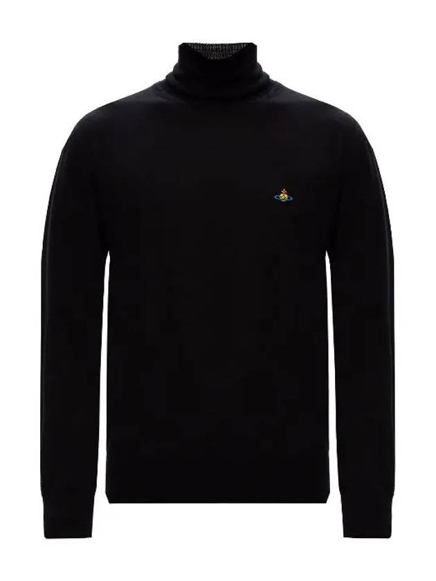 Logo patch turtleneck knit 84082514 - VIVIENNE WESTWOOD - BALAAN 4