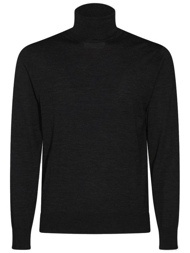 Cruciani Black Wool Knitwear - CRUCIANI - BALAAN 1