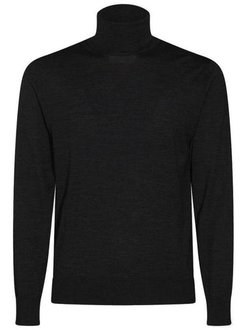 Cruciani Black Wool Knitwear - CRUCIANI - BALAAN 1