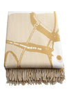 Camel Horse Wool Cashmere Blanket - HERMES - BALAAN 3