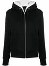 Classic Bunny 3 White Lining Zip Up Hoodie Black - MOOSE KNUCKLES - BALAAN 2