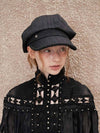 Demi Lune Casquette Black - BROWN HAT - BALAAN 2