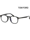 Blue light blocking glasses frame TF5680FB 001 horn rim Asian fit - TOM FORD - BALAAN 5