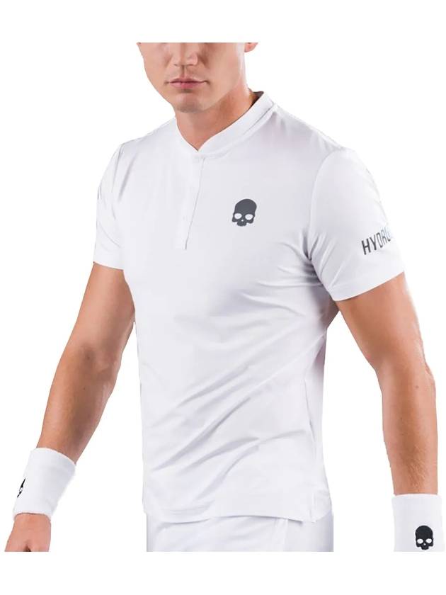 Tech Serafino Training Short Sleeve T-Shirt White - HYDROGEN - BALAAN 2