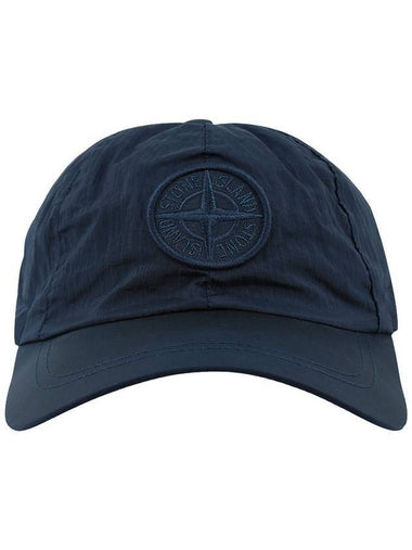 Embroidered Logo Nylon Metal Ball Cap Navy - STONE ISLAND - BALAAN 1