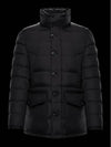 Men's Cluny Hooded Fur Short Padding Black - MONCLER - BALAAN 6