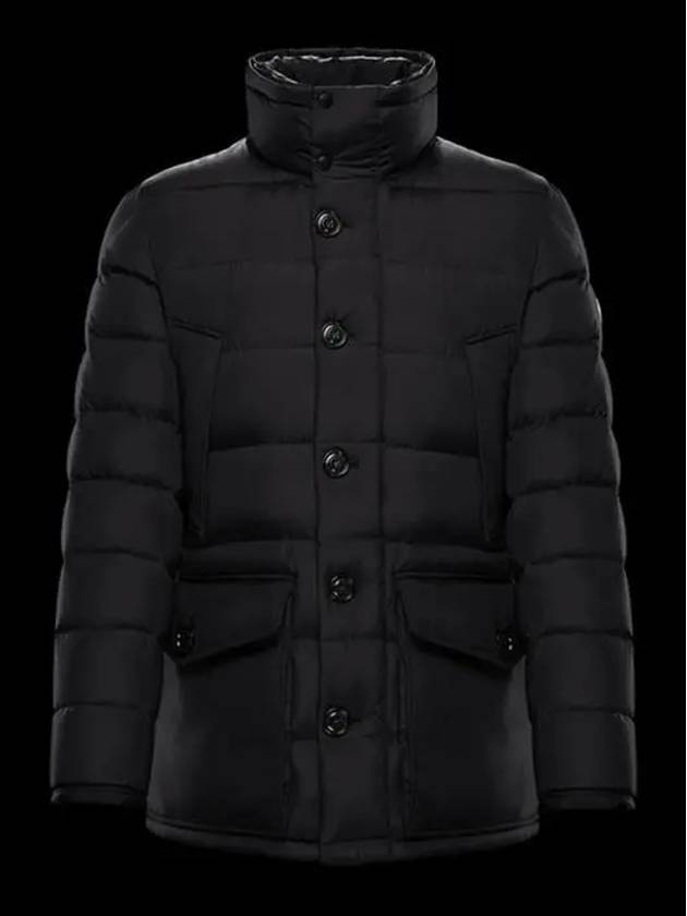 Men's Cluny Hooded Fur Short Padding Black - MONCLER - BALAAN 6