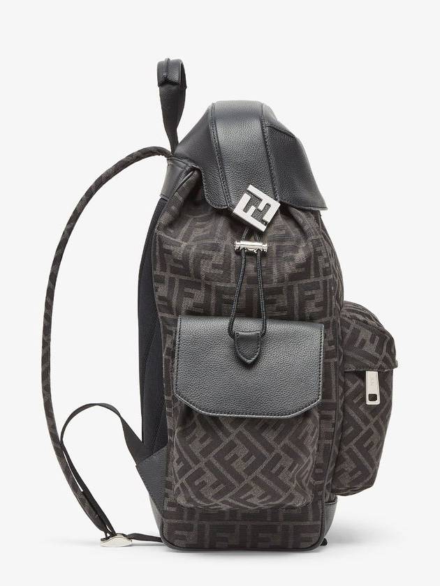 Drive FF Logo Backpack Black - FENDI - BALAAN 4