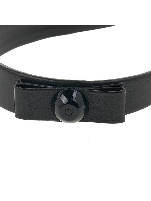 Women's Vara Bow Hairband Black - SALVATORE FERRAGAMO - BALAAN 7