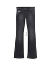 1969 D Ebby Bootcut Jeans Black - DIESEL - BALAAN 2