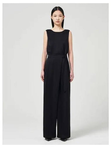 Round neck wide jumpsuit black domestic product GM0023112440354 - JUUN.J - BALAAN 1