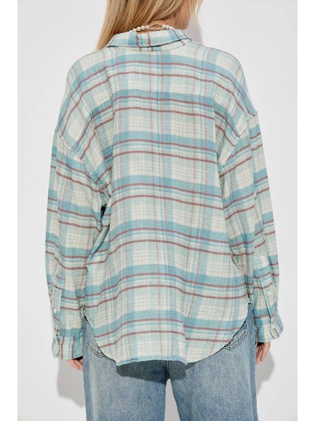 R13 Shirt With Check Pattern, Women's, Multicolour - R13 - BALAAN 4